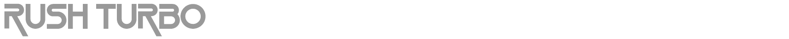 Rush Turbo font preview